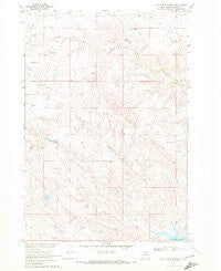 Patch Skin Buttes South Dakota Historical topographic map, 1:24000 scale, 7.5 X 7.5 Minute, Year 1970