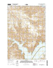 Patch Skin Buttes SW South Dakota Current topographic map, 1:24000 scale, 7.5 X 7.5 Minute, Year 2015