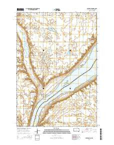 Peever NE South Dakota Current topographic map, 1:24000 scale, 7.5 X 7.5 Minute, Year 2015