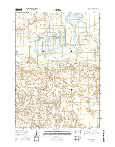 Phantom Lake South Dakota Current topographic map, 1:24000 scale, 7.5 X 7.5 Minute, Year 2015
