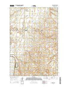 Pierpont South Dakota Current topographic map, 1:24000 scale, 7.5 X 7.5 Minute, Year 2015