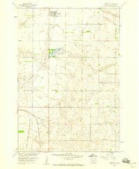 Pierpont South Dakota Historical topographic map, 1:24000 scale, 7.5 X 7.5 Minute, Year 1958