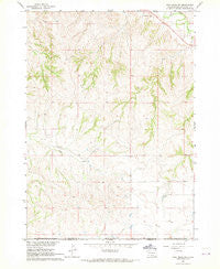 Pine Ridge SW South Dakota Historical topographic map, 1:24000 scale, 7.5 X 7.5 Minute, Year 1967