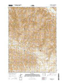 Pine Ridge SW South Dakota Current topographic map, 1:24000 scale, 7.5 X 7.5 Minute, Year 2015