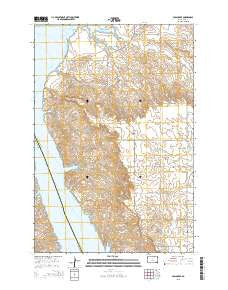 Pollock SE South Dakota Current topographic map, 1:24000 scale, 7.5 X 7.5 Minute, Year 2015