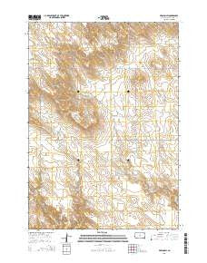 Presho SW South Dakota Current topographic map, 1:24000 scale, 7.5 X 7.5 Minute, Year 2015
