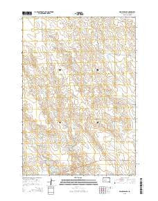 Princes Ranch South Dakota Current topographic map, 1:24000 scale, 7.5 X 7.5 Minute, Year 2015