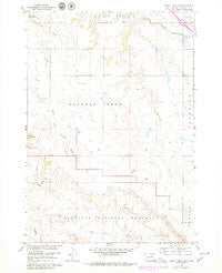Quinn Table NE South Dakota Historical topographic map, 1:24000 scale, 7.5 X 7.5 Minute, Year 1960