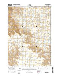 Rainy Creek South Dakota Current topographic map, 1:24000 scale, 7.5 X 7.5 Minute, Year 2015
