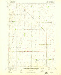 Randolph South Dakota Historical topographic map, 1:24000 scale, 7.5 X 7.5 Minute, Year 1958