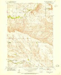 Rapid City 1 NW South Dakota Historical topographic map, 1:24000 scale, 7.5 X 7.5 Minute, Year 1953