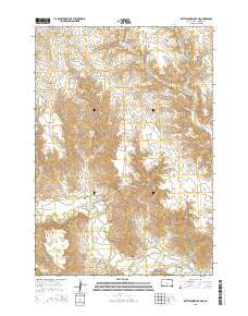 Rattlesnake Lake NE South Dakota Current topographic map, 1:24000 scale, 7.5 X 7.5 Minute, Year 2015