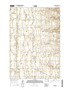 Raymond South Dakota Current topographic map, 1:24000 scale, 7.5 X 7.5 Minute, Year 2015