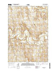 Red Elm NE South Dakota Current topographic map, 1:24000 scale, 7.5 X 7.5 Minute, Year 2015