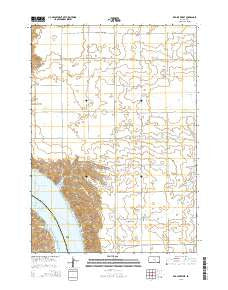 Red Lake West South Dakota Current topographic map, 1:24000 scale, 7.5 X 7.5 Minute, Year 2015