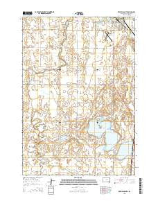 Redfield South South Dakota Current topographic map, 1:24000 scale, 7.5 X 7.5 Minute, Year 2015