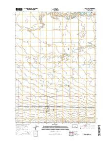 Ree Heights South Dakota Current topographic map, 1:24000 scale, 7.5 X 7.5 Minute, Year 2015