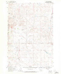 Reva South Dakota Historical topographic map, 1:24000 scale, 7.5 X 7.5 Minute, Year 1968