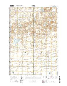 Rezac Lake South Dakota Current topographic map, 1:24000 scale, 7.5 X 7.5 Minute, Year 2015
