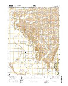 Richland South Dakota Current topographic map, 1:24000 scale, 7.5 X 7.5 Minute, Year 2015