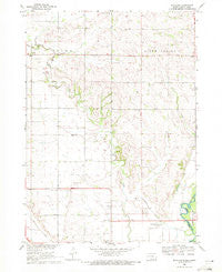 Richland South Dakota Historical topographic map, 1:24000 scale, 7.5 X 7.5 Minute, Year 1969