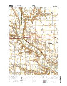 Riverside South Dakota Current topographic map, 1:24000 scale, 7.5 X 7.5 Minute, Year 2015