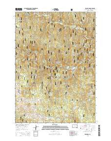 Rochford South Dakota Current topographic map, 1:24000 scale, 7.5 X 7.5 Minute, Year 2015