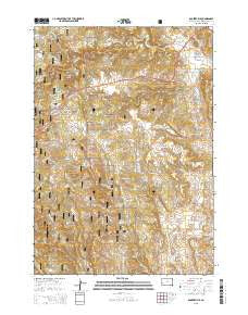 Rockerville South Dakota Current topographic map, 1:24000 scale, 7.5 X 7.5 Minute, Year 2015