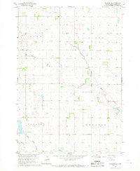 Rockham SE South Dakota Historical topographic map, 1:24000 scale, 7.5 X 7.5 Minute, Year 1966