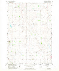 Rockham SW South Dakota Historical topographic map, 1:24000 scale, 7.5 X 7.5 Minute, Year 1966