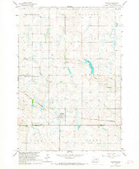 Rockham South Dakota Historical topographic map, 1:24000 scale, 7.5 X 7.5 Minute, Year 1966