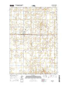 Roscoe South Dakota Current topographic map, 1:24000 scale, 7.5 X 7.5 Minute, Year 2015
