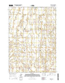 Roswell South Dakota Current topographic map, 1:24000 scale, 7.5 X 7.5 Minute, Year 2015