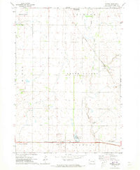 Roswell South Dakota Historical topographic map, 1:24000 scale, 7.5 X 7.5 Minute, Year 1972