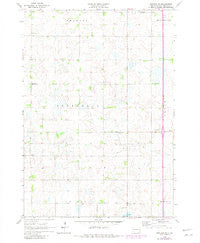 Rutland SE South Dakota Historical topographic map, 1:24000 scale, 7.5 X 7.5 Minute, Year 1964