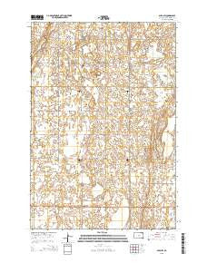 Savo SW South Dakota Current topographic map, 1:24000 scale, 7.5 X 7.5 Minute, Year 2015