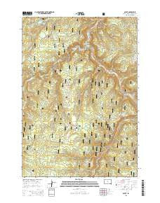 Savoy South Dakota Current topographic map, 1:24000 scale, 7.5 X 7.5 Minute, Year 2015