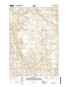 Schoepp Flat South Dakota Current topographic map, 1:24000 scale, 7.5 X 7.5 Minute, Year 2015