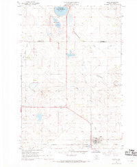 Selby South Dakota Historical topographic map, 1:24000 scale, 7.5 X 7.5 Minute, Year 1967