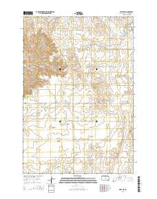 Selby NW South Dakota Current topographic map, 1:24000 scale, 7.5 X 7.5 Minute, Year 2015