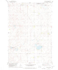 Seneca NW South Dakota Historical topographic map, 1:24000 scale, 7.5 X 7.5 Minute, Year 1978