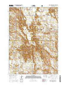 Sheep Mountain Table South Dakota Current topographic map, 1:24000 scale, 7.5 X 7.5 Minute, Year 2015