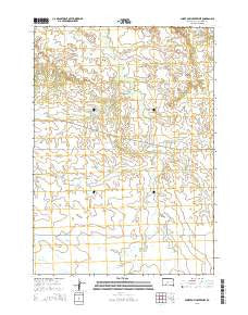 Short Bow Creek West South Dakota Current topographic map, 1:24000 scale, 7.5 X 7.5 Minute, Year 2015