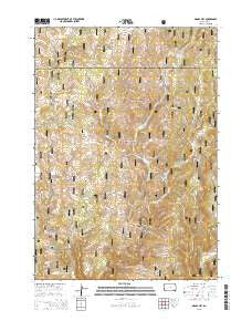 Signal Hill South Dakota Current topographic map, 1:24000 scale, 7.5 X 7.5 Minute, Year 2015