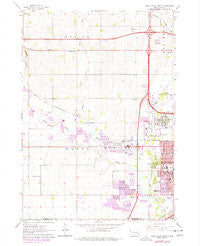 Sioux Falls West South Dakota Historical topographic map, 1:24000 scale, 7.5 X 7.5 Minute, Year 1962