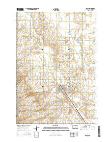 Sisseton South Dakota Current topographic map, 1:24000 scale, 7.5 X 7.5 Minute, Year 2015
