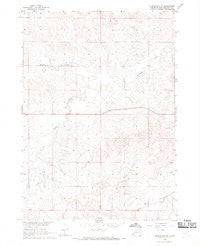 Slim Butte NW South Dakota Historical topographic map, 1:24000 scale, 7.5 X 7.5 Minute, Year 1967