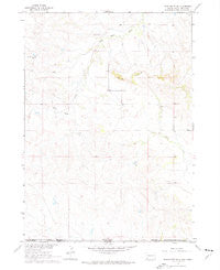 Slim Butte SW South Dakota Historical topographic map, 1:24000 scale, 7.5 X 7.5 Minute, Year 1967