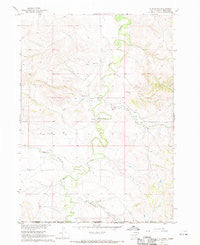 Slim Butte South Dakota Historical topographic map, 1:24000 scale, 7.5 X 7.5 Minute, Year 1967