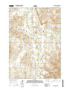Slim Butte NE South Dakota Current topographic map, 1:24000 scale, 7.5 X 7.5 Minute, Year 2015